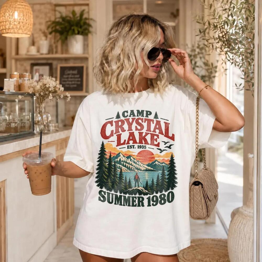 Camp Crystal Lake Shirt, Friday The 13Th Horror Movie